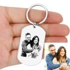 Egyedi boldog évfordulót kulcstartó - nemesacél