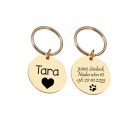 Kutya nyakörv biléta - nemesacél