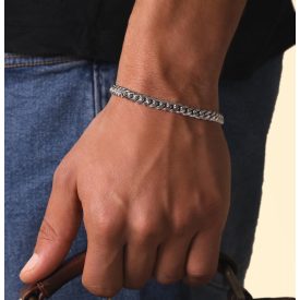 Rozsdamentes acél férfi karkötő 