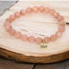 Egyedi Napkő ásvány karkötő