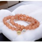 Egyedi Napkő ásvány karkötő