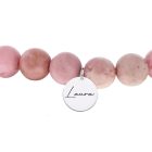 Egyedi Rodokrozit ásvány karkötő