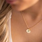 Egyedi birthstone neves nemesacél nyaklánc
