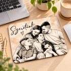 Személyre szabható egérpad - családoknak