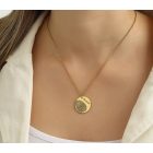 Egyedi ujjlenyomat gravírozott nemesacél nyaklánc