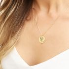 Egyedi Születésvirág Gravírozott Neves Nemesacél Nyaklánc