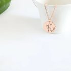 Egyedi Születésvirág Gravírozott Neves Nemesacél Nyaklánc