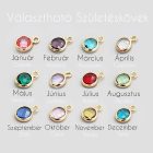 Egyedi Születésköves Nemesacél Nyaklánc