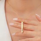 Egyedi Neves Nyaklánc Medállal - Nemesacél