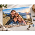Egyedi fényképes puzzle szöveggel - A4