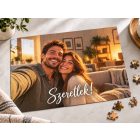 Egyedi fényképes puzzle szöveggel - A4