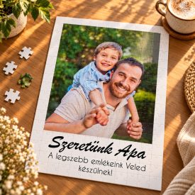 Egyedi fényképes puzzle apának