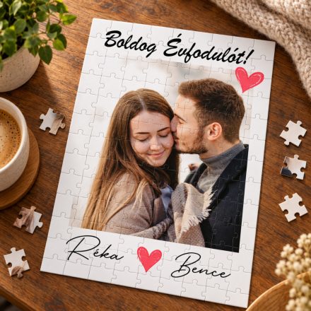 Egyedi ajándék puzzle évfordulóra