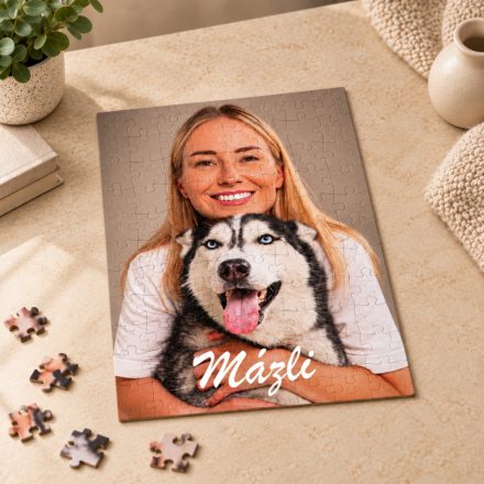 Egyedi kutyás puzzle - A5